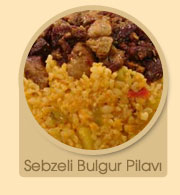 Sebzeli Bulgur Pilavı